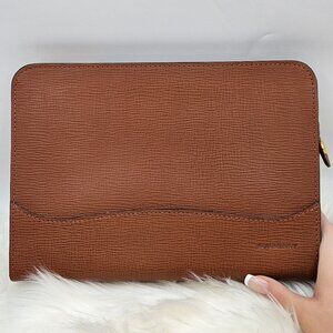 Burberry  Brown Leather Clutch